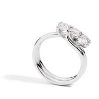 Anello Recarlo Donna Isabella in Oro bianco Diamante 0.69 Ct R61TY001/B070-14 - R61TY001/B070-14